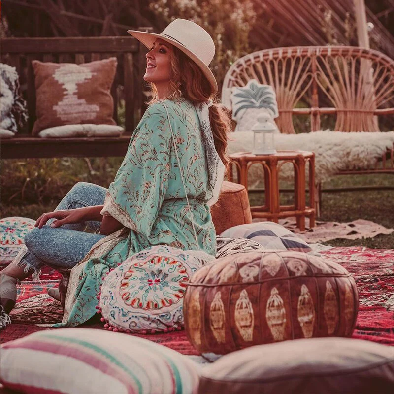 Kimono da spiaggia bohémien La Parisienne - immagine 3