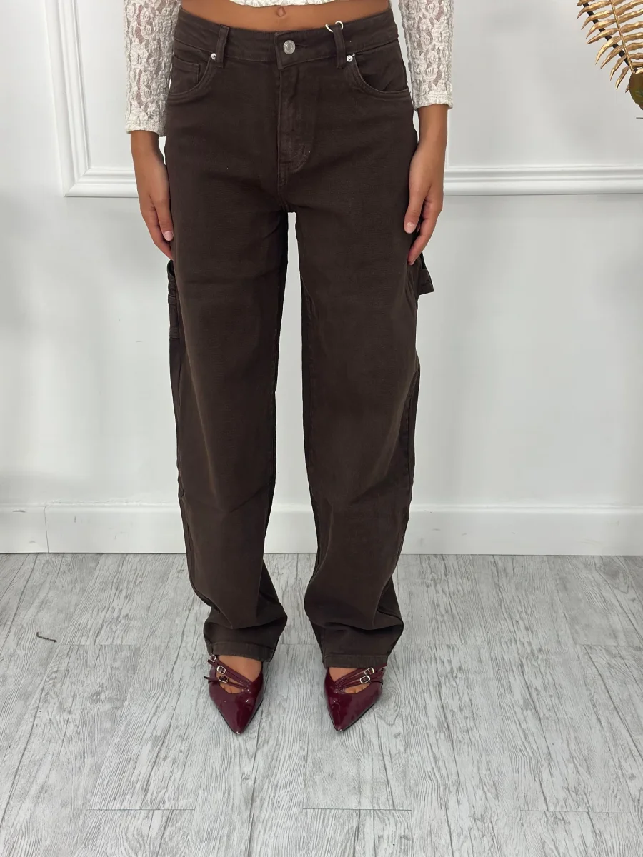 Jeans Balloon elastico Marrone 8948 - immagine 4