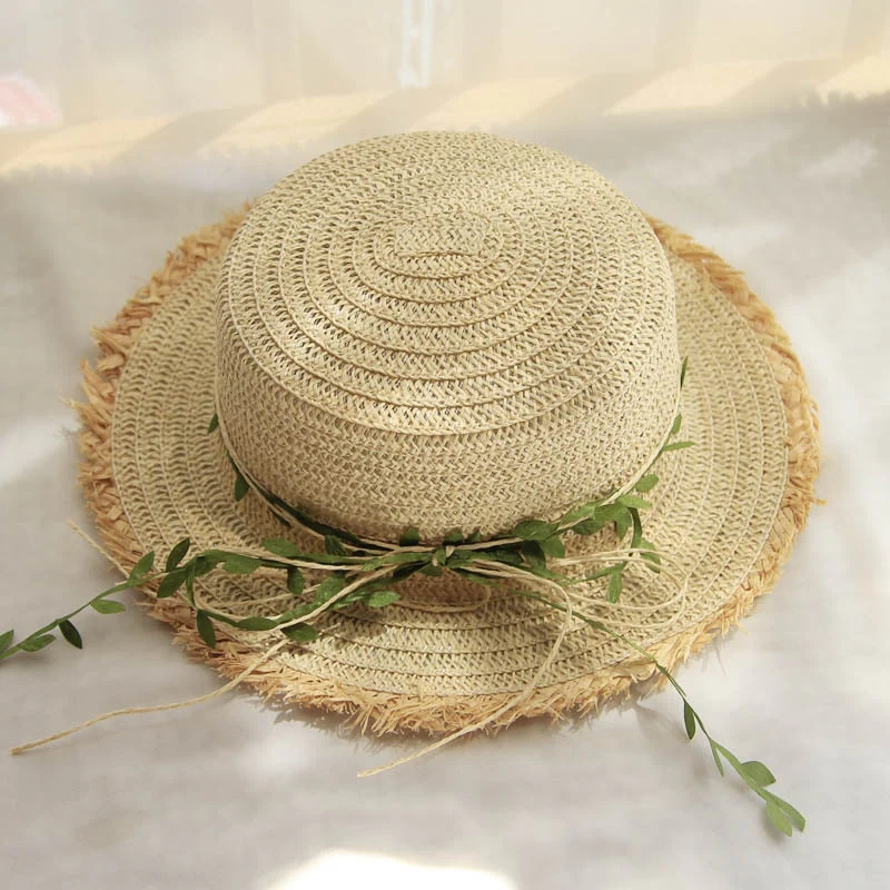 Chapeau de Paille Nature Décoration Femme | La Parisienne - immagine 4