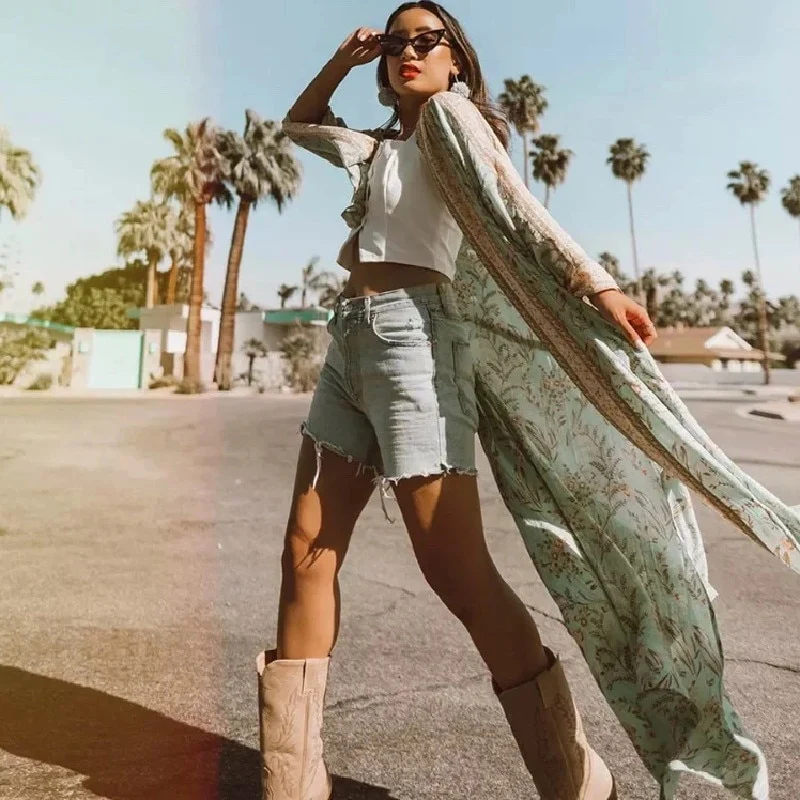 Kimono da spiaggia bohémien La Parisienne - immagine 7