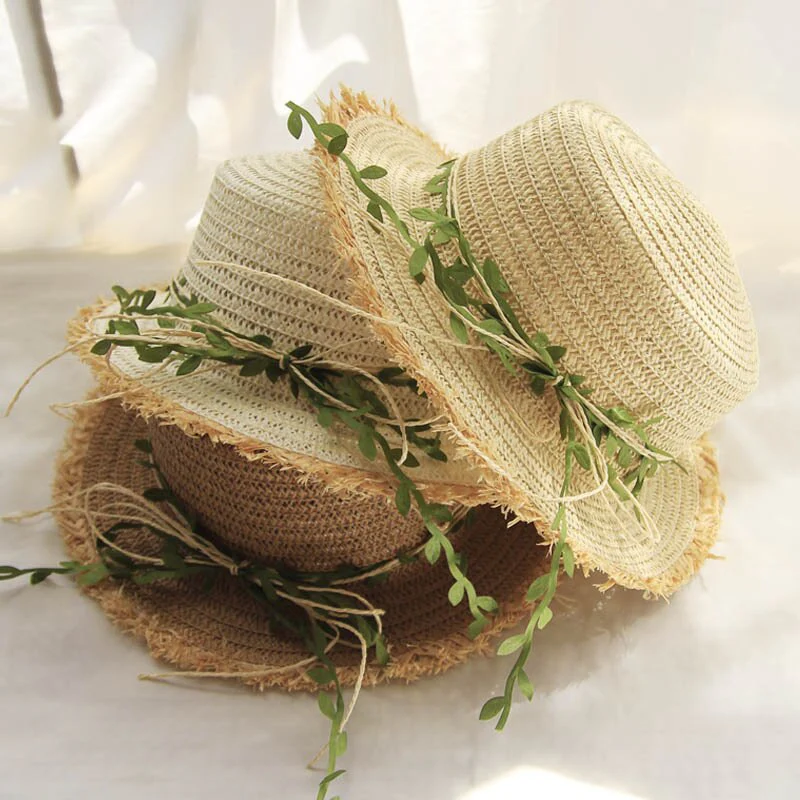 Chapeau de Paille Nature Décoration Femme | La Parisienne - immagine 2