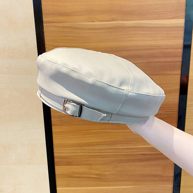 Berretto in pelle vintage La Parisienne - immagine 7