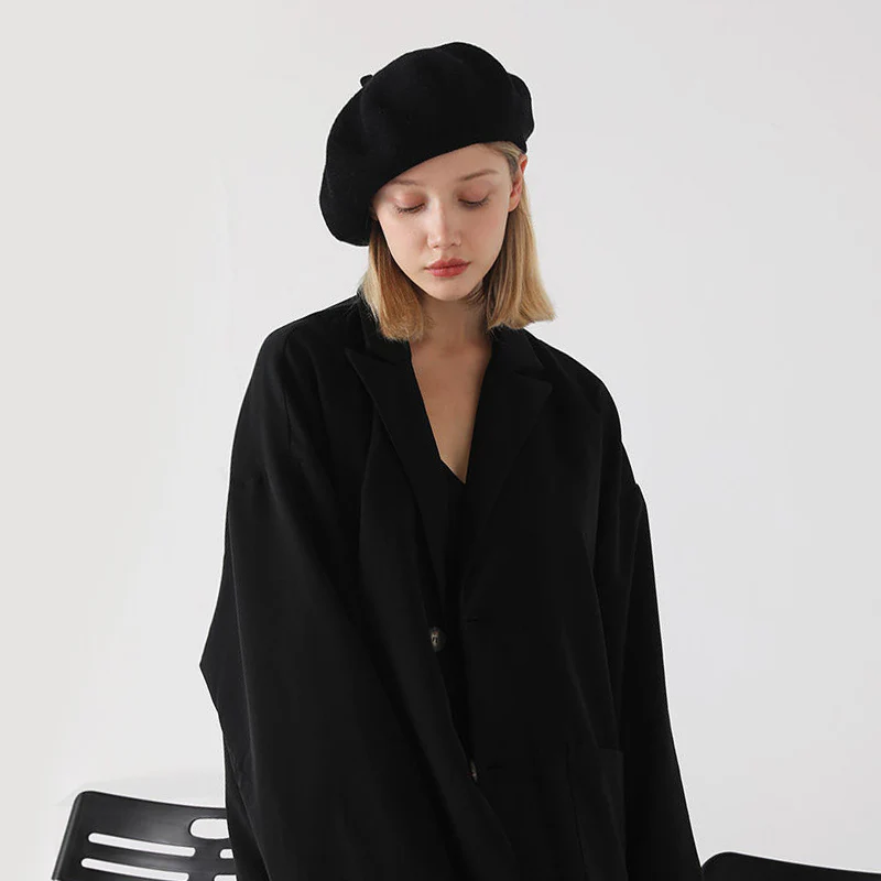 Berretto da donna 100% lana Chic e senza tempo. La Parisienne - immagine 4