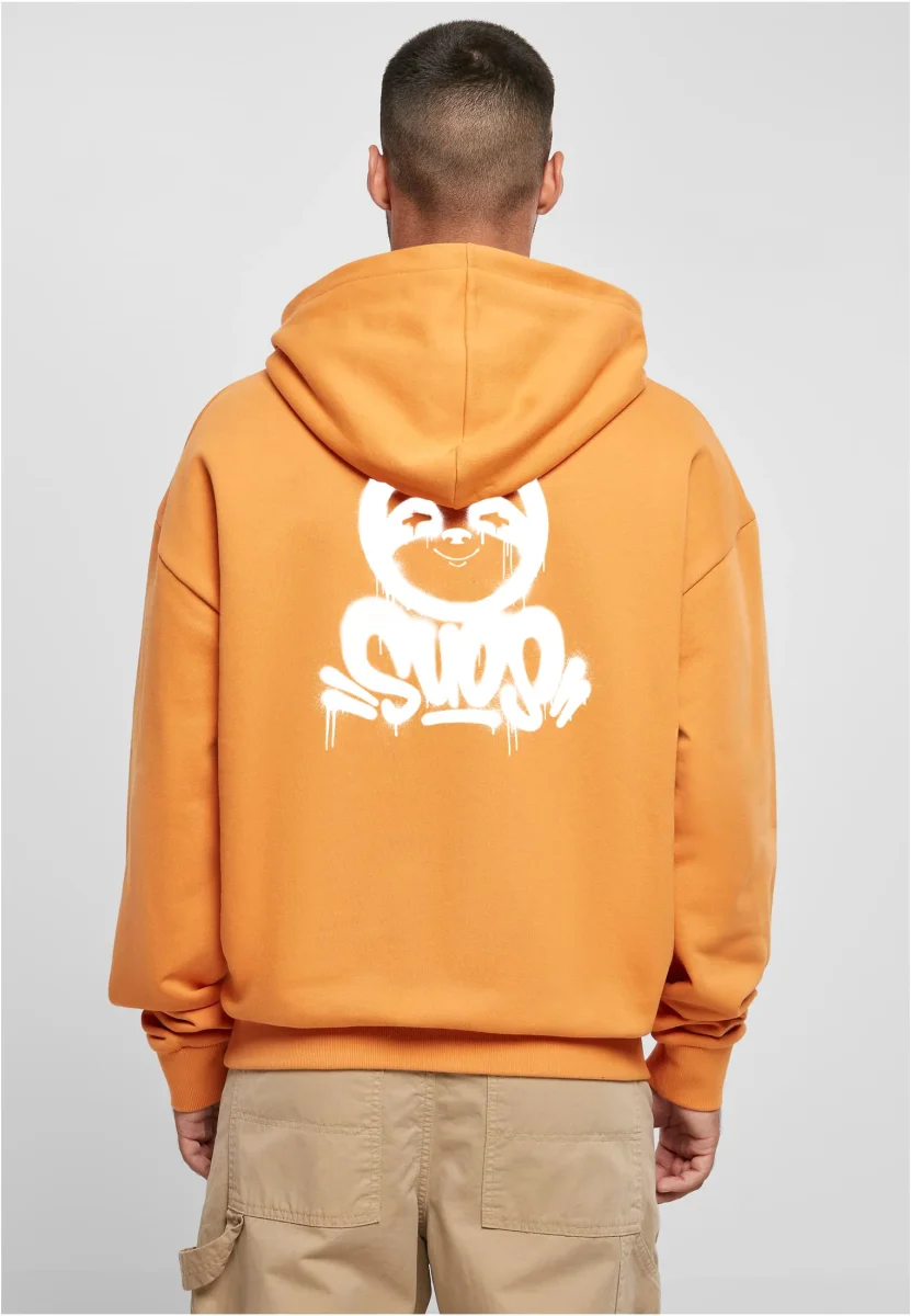 HOODIE ORANGE BRADIPO GRAFFITI SPRAY - immagine 2