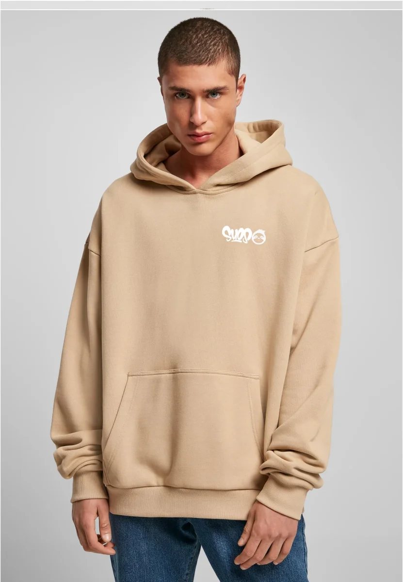 HOODIE BEIGE BRADIPO GRAFFITI SPRAY - immagine 3