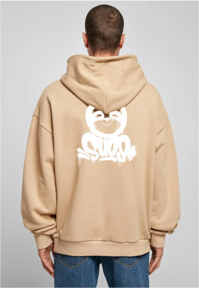 HOODIE BEIGE BRADIPO GRAFFITI SPRAY