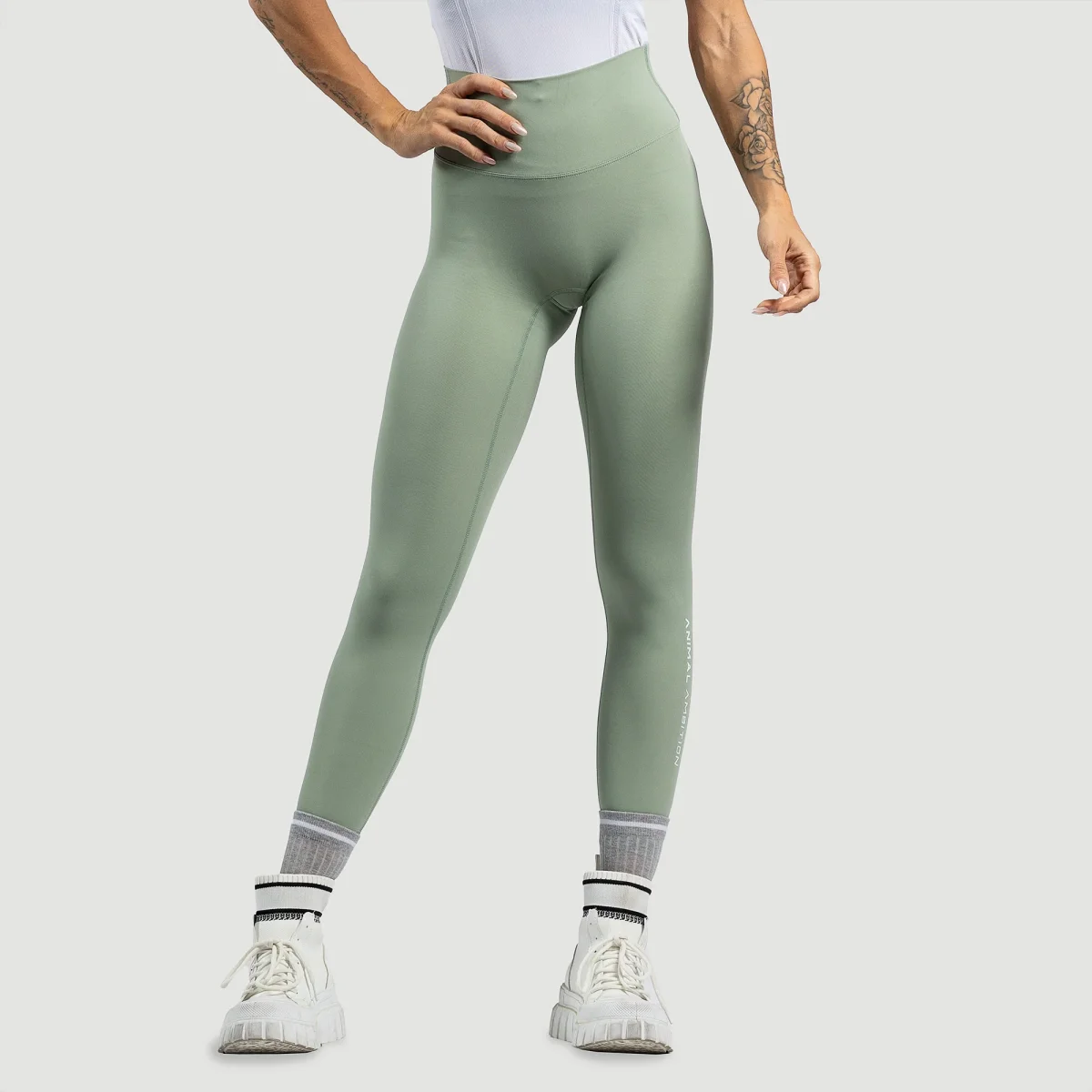 EARLY LEGGINGS DONNA - GREEN - immagine 2