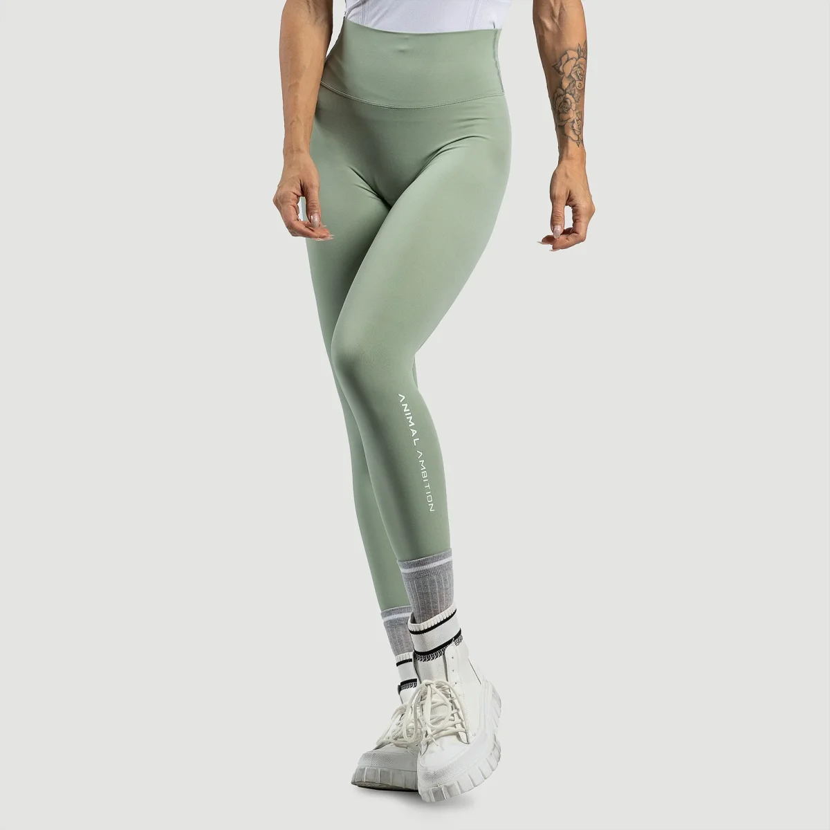 EARLY LEGGINGS DONNA - GREEN - immagine 4