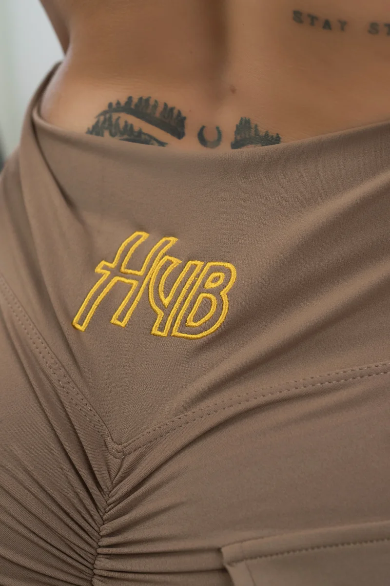 LEGGINGS A ZAMPA DI ELEFANTE VENUS BEIGE - immagine 7