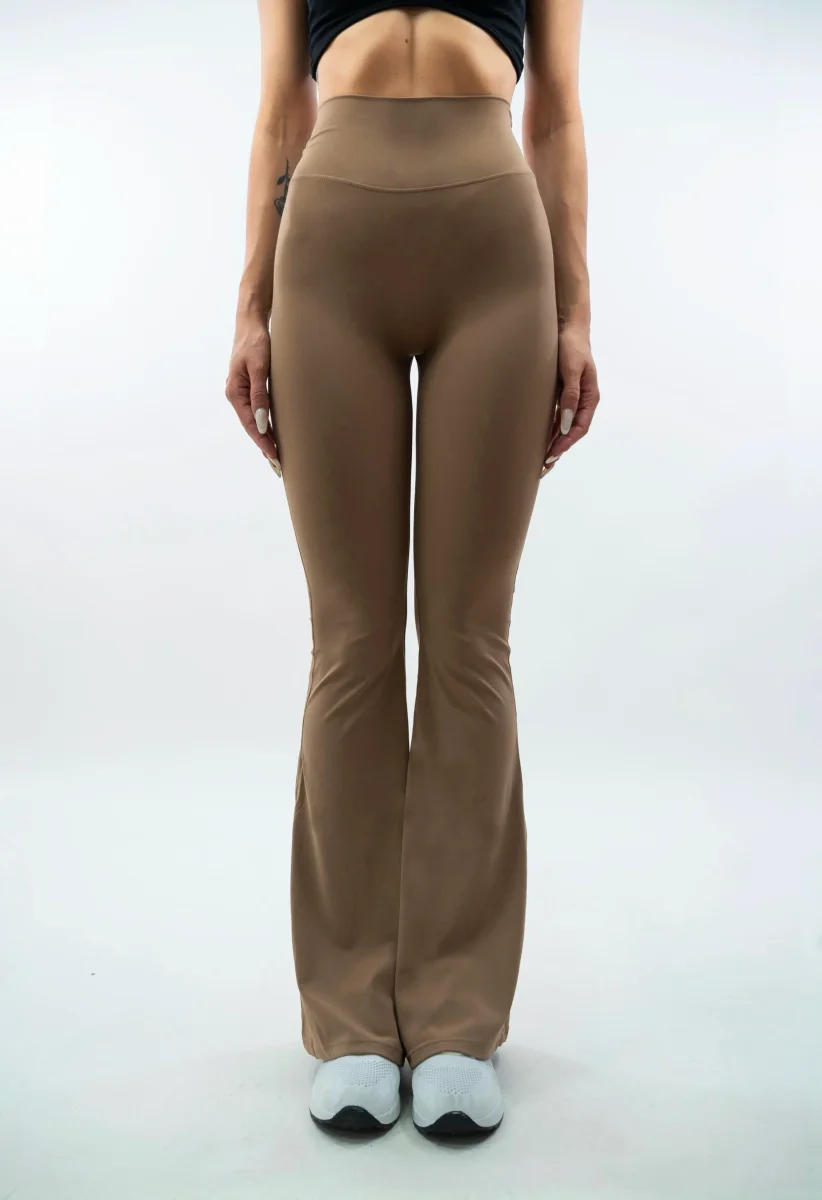 LEGGINGS A ZAMPA DI ELEFANTE VENUS BEIGE - immagine 9