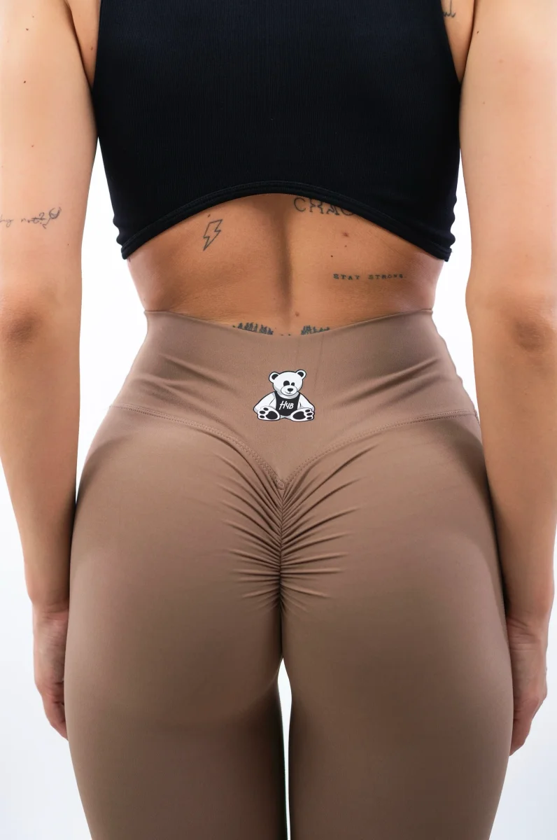 LEGGINGS A ZAMPA DI ELEFANTE AURA TERRA - immagine 4