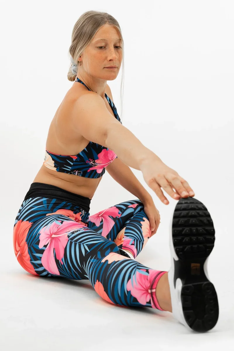 LEGGINGS INTENSE FLORAL NERO - immagine 8