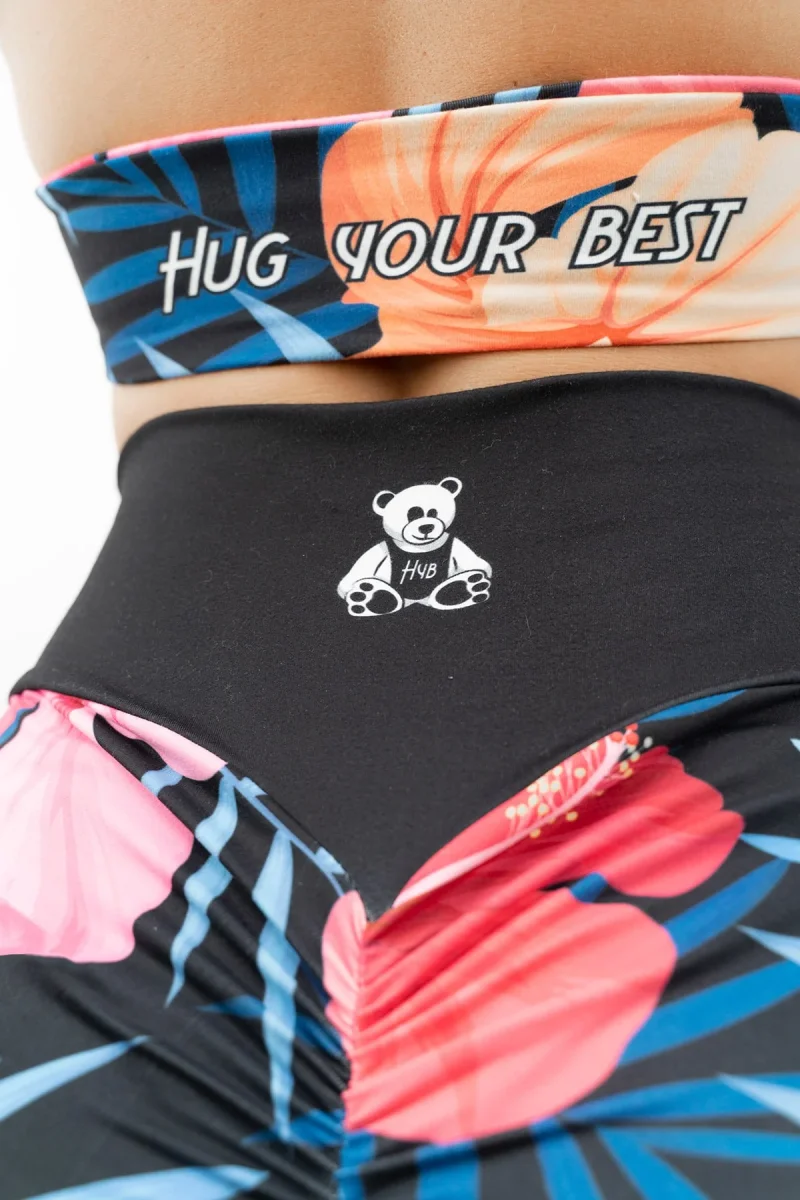 LEGGINGS INTENSE FLORAL NERO - immagine 7