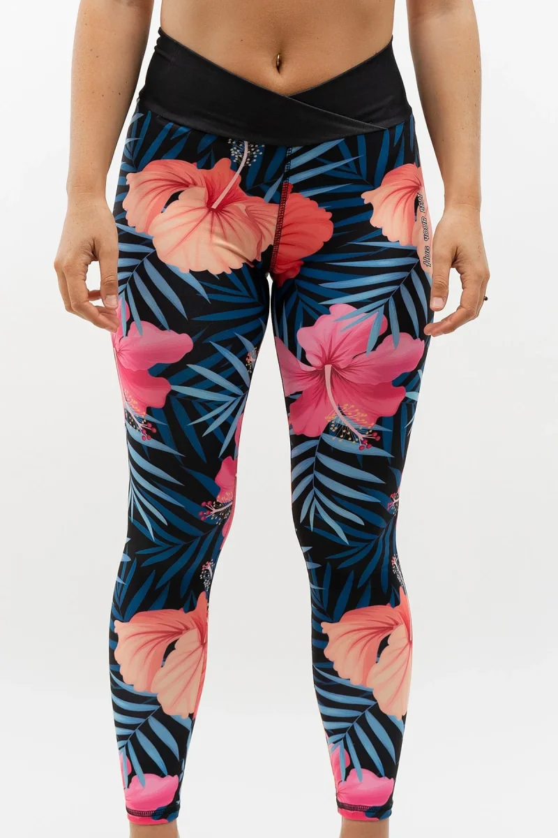 LEGGINGS INTENSE FLORAL NERO - immagine 4