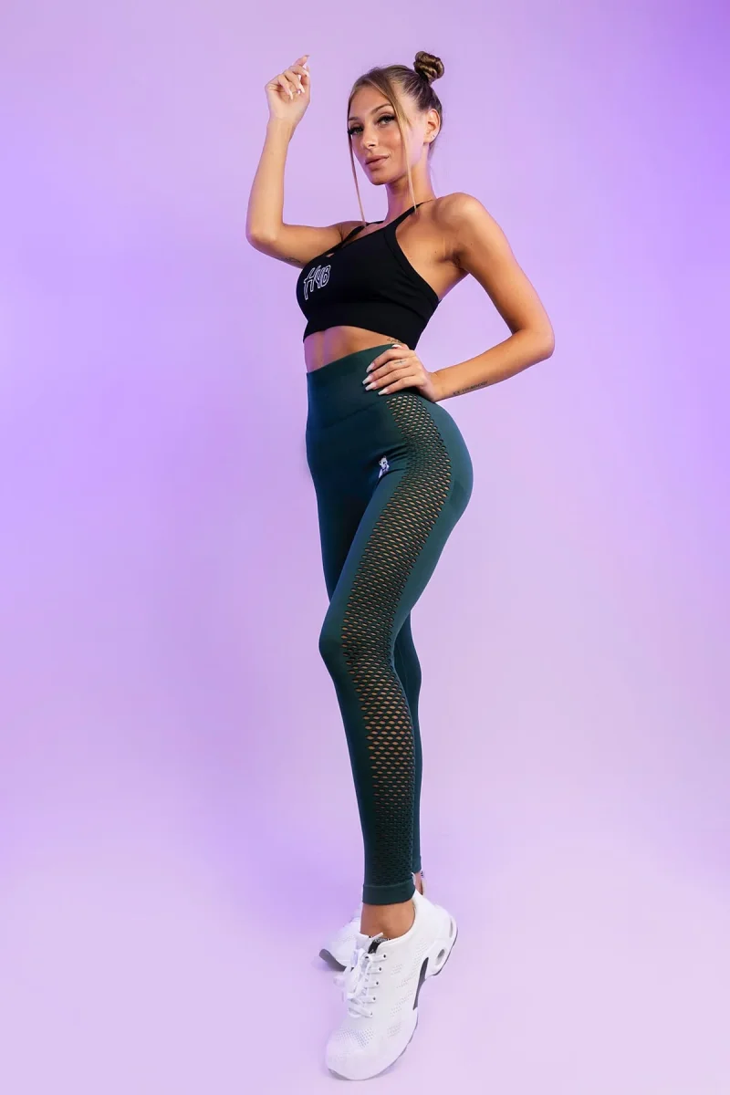 LEGGINGS PERFORMANCE AIR VERDE BOSCO - immagine 8