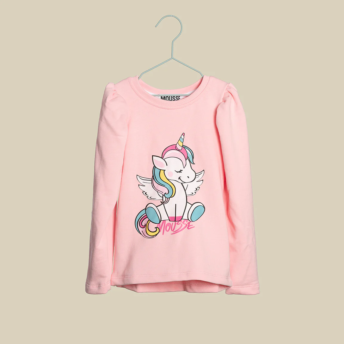 Felpa con maniche a sbuffo Unicorn