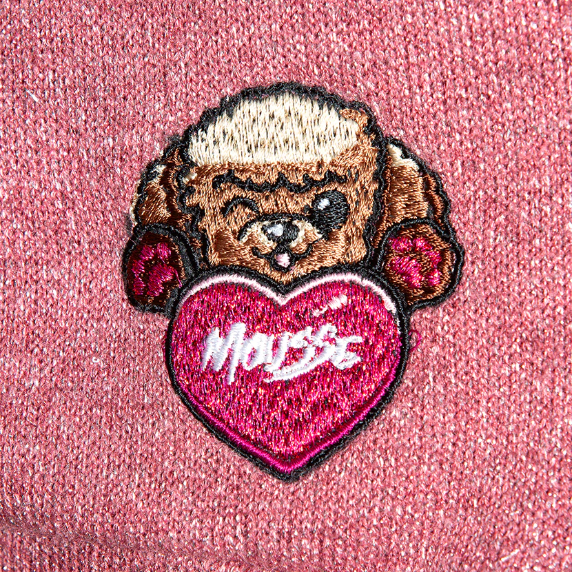 Felpa con rouches in lurex rosa - immagine 4