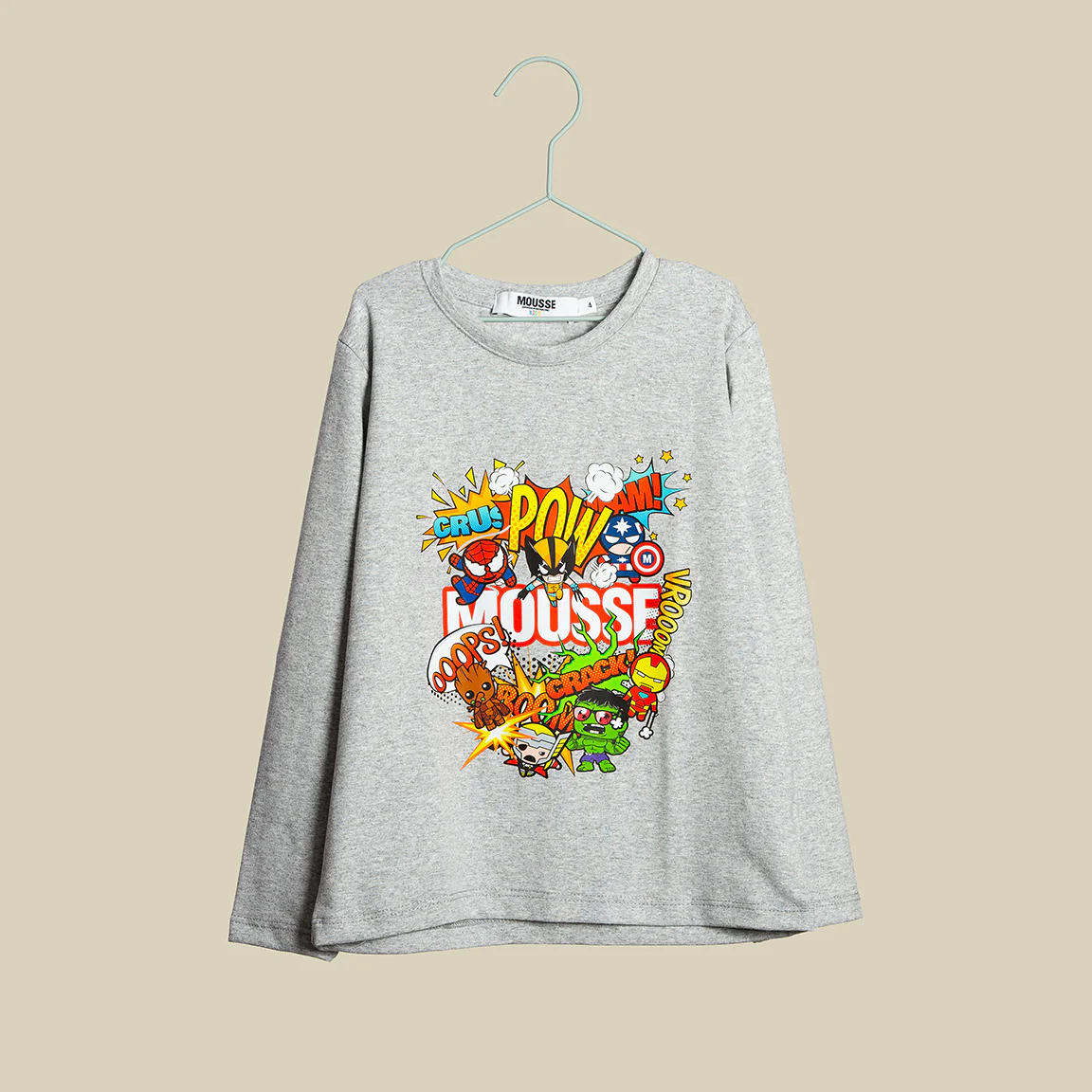 T-shirt melange a manica lunga Superfriends - immagine 2