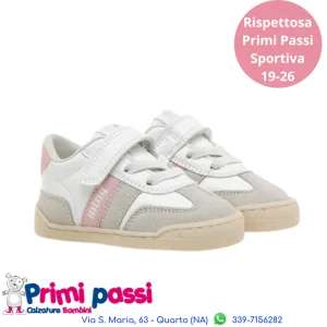 Primi Passi mod Samba BareFoot Bianca/Rosa