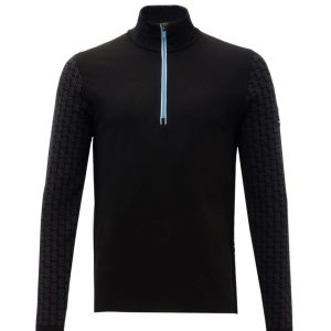 Maglia tecnica con zip corta