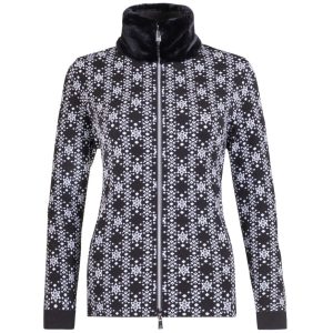 Maglia con collo in pelliccia Calliope