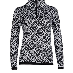 Maglia con zip corta Alodia