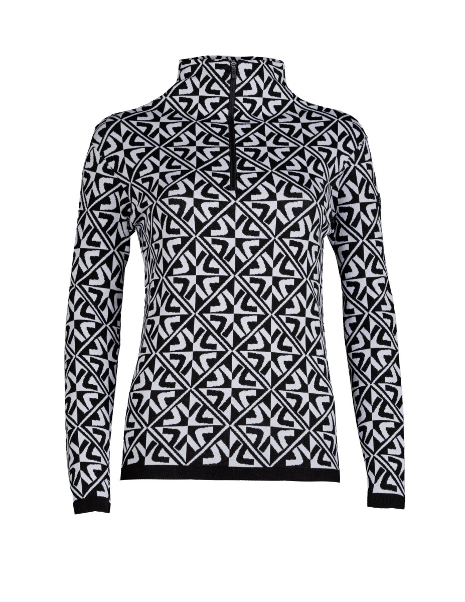 Maglia con zip corta Alodia