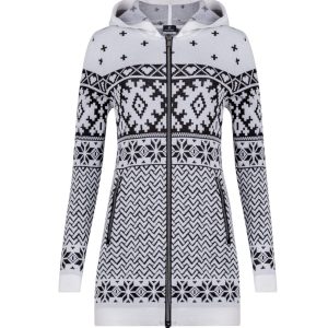 Pullover lungo in merintech Lirica