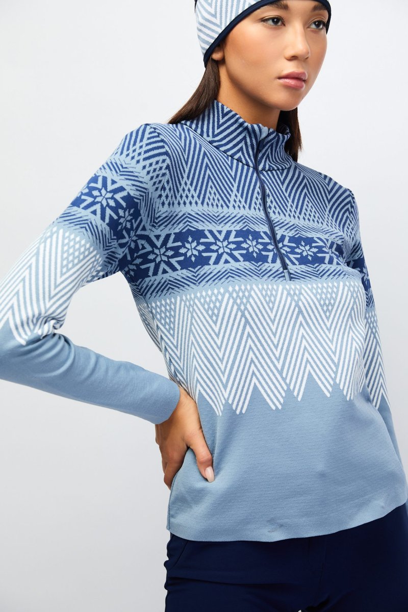 Felpa tecnica zip corta Åre - immagine 5