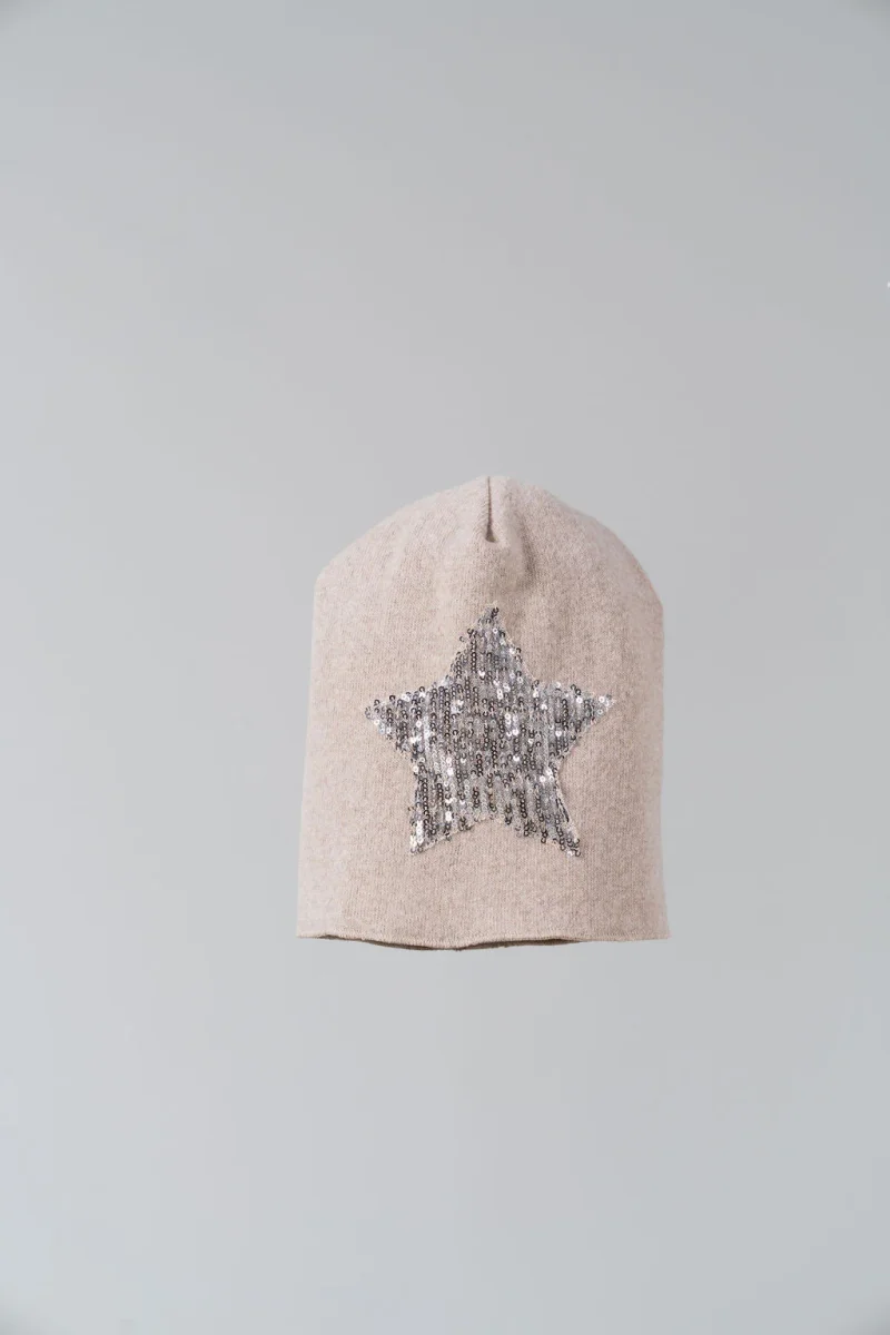 Cappellino in caldo cotone orzo - immagine 2