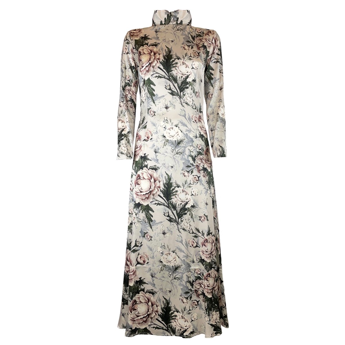 Ottotredici – Abito Lungo Fantasia Fiori - immagine 3