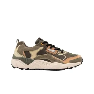 Sneakers Colmar Uomo in Pelle Military Multicolor