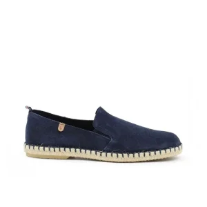 Espadrillas Verbenas Bassa da Uomo in Camoscio Blu