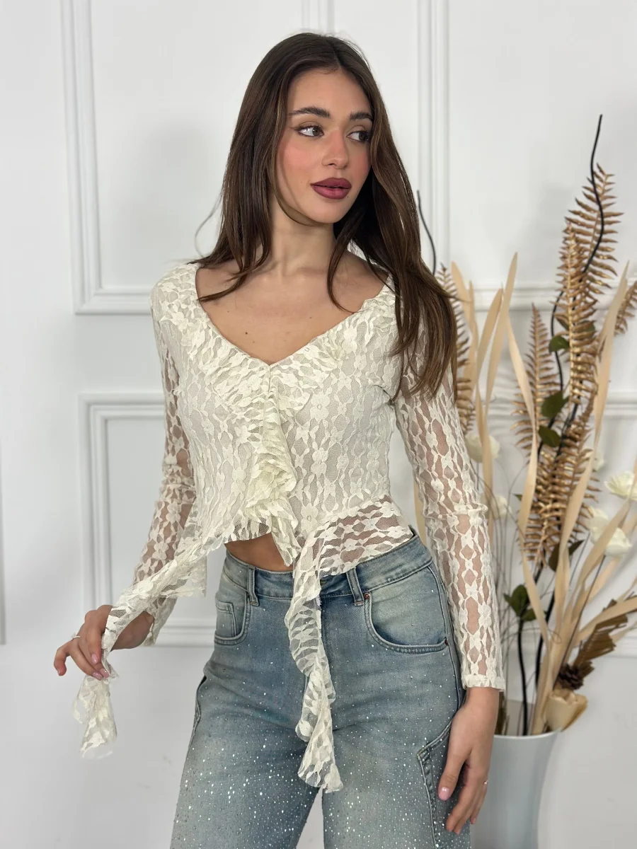 Maglia Rouches GIA6379 - immagine 5