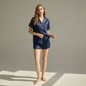 Pigiama corto da donna 100% seta di gelso | La Parisienne
