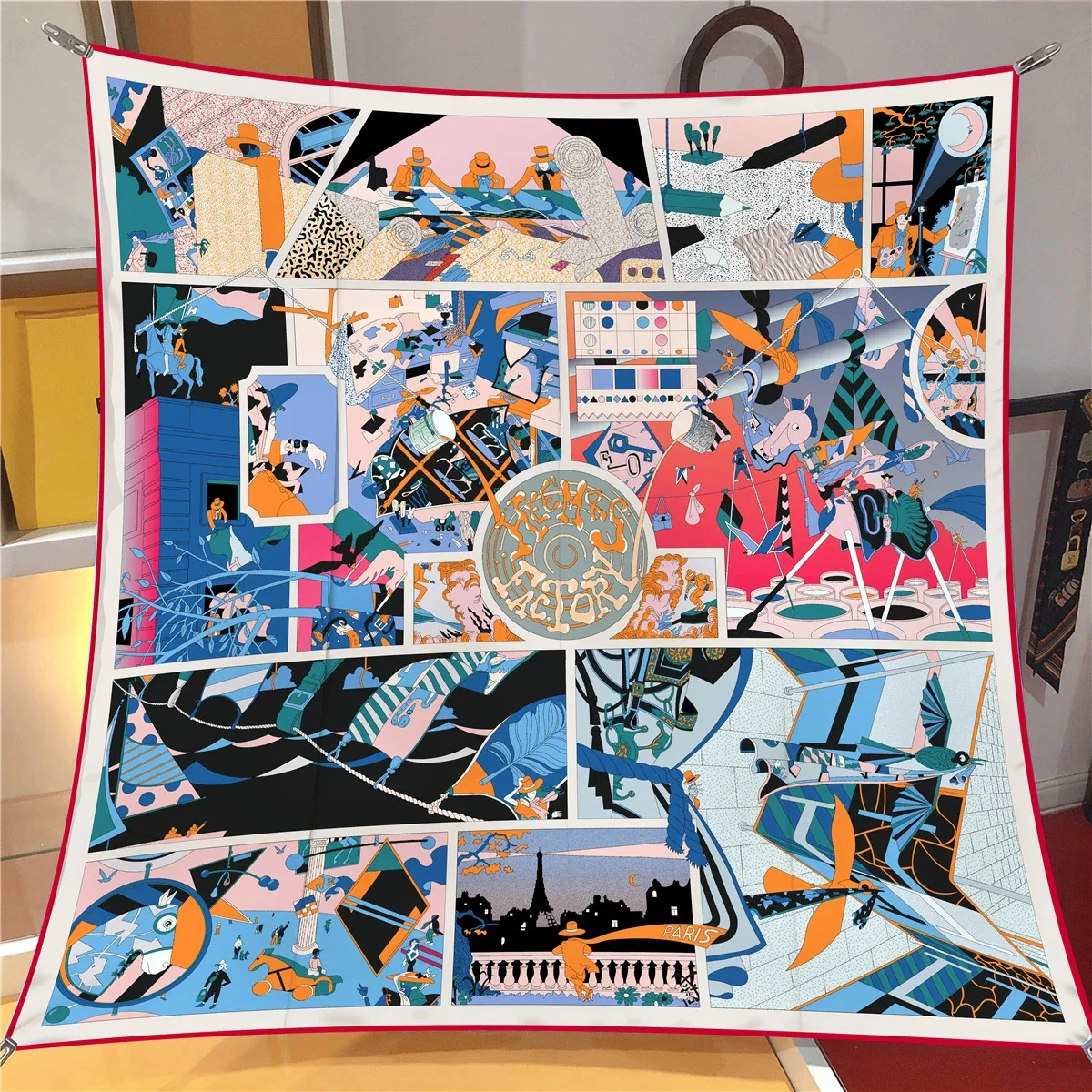 Sciarpa Prestige 100% seta | La Parisienne - immagine 4