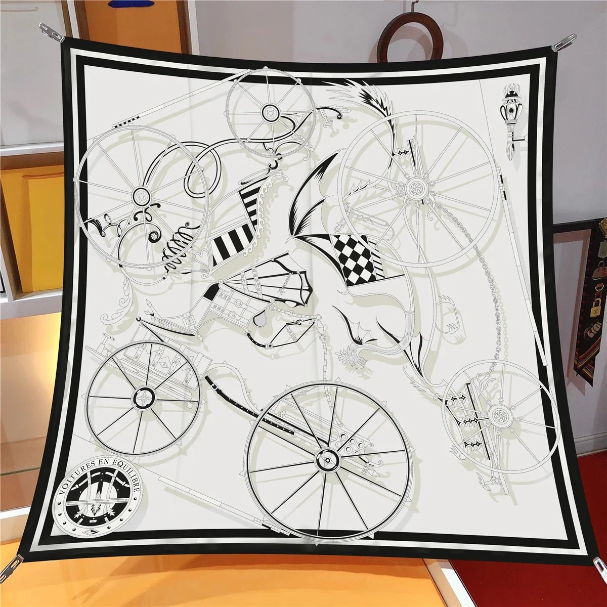 Sciarpa Prestige 100% seta | La Parisienne - immagine 3