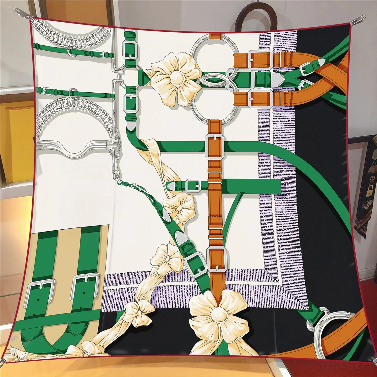 Sciarpa Prestige 100% seta | La Parisienne - immagine 6