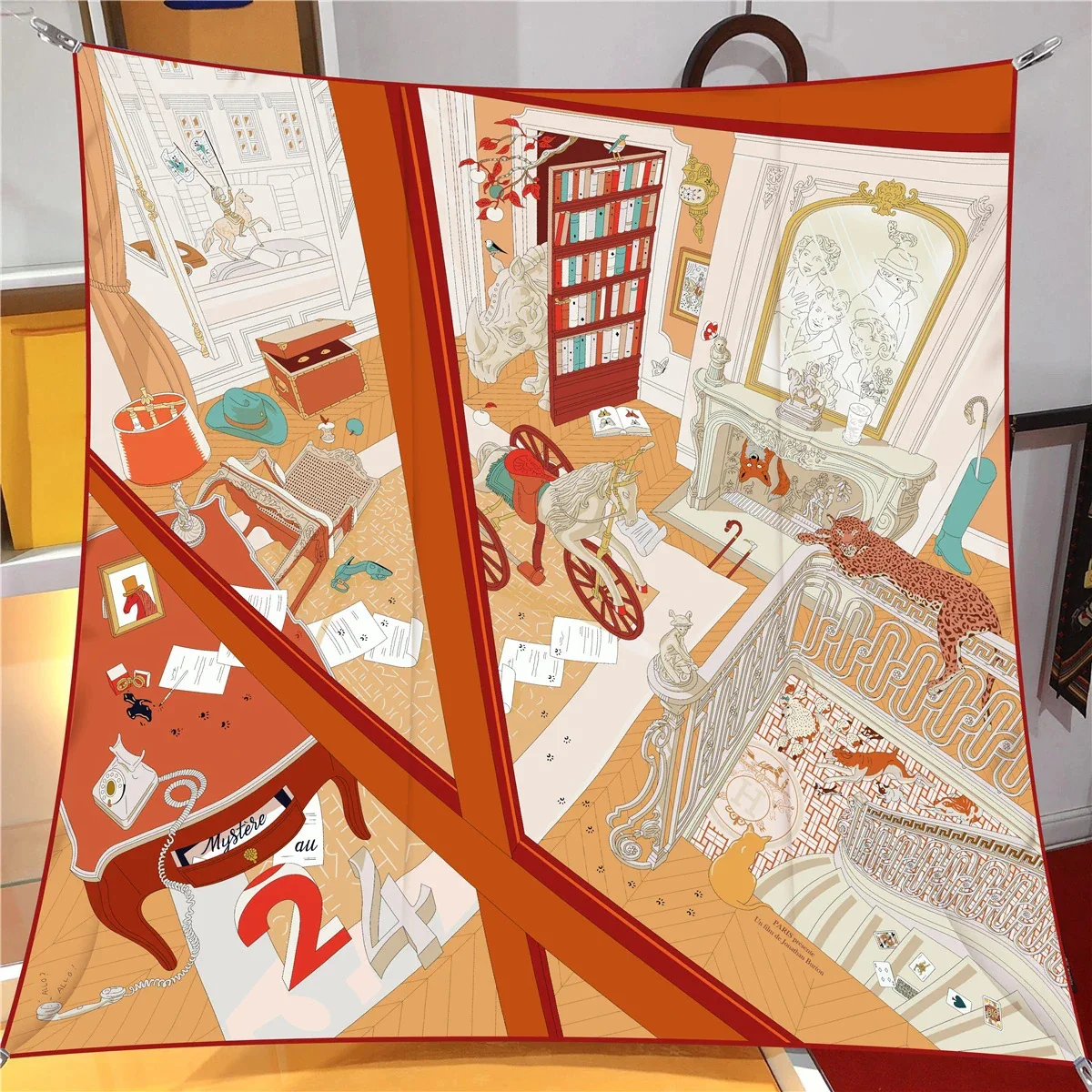 Sciarpa Prestige 100% seta | La Parisienne - immagine 4