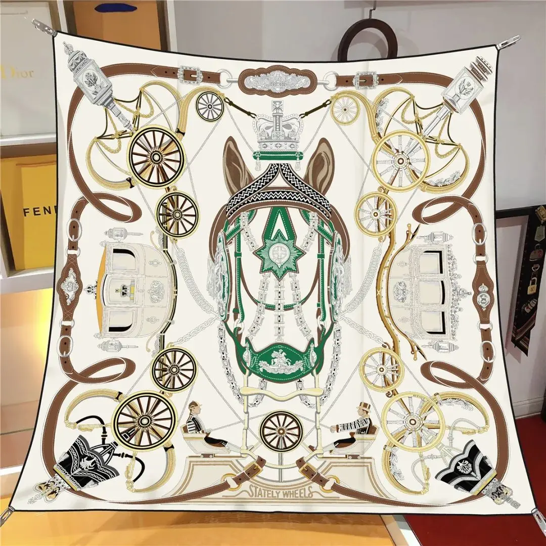 Sciarpa Prestige 100% seta | La Parisienne - immagine 2