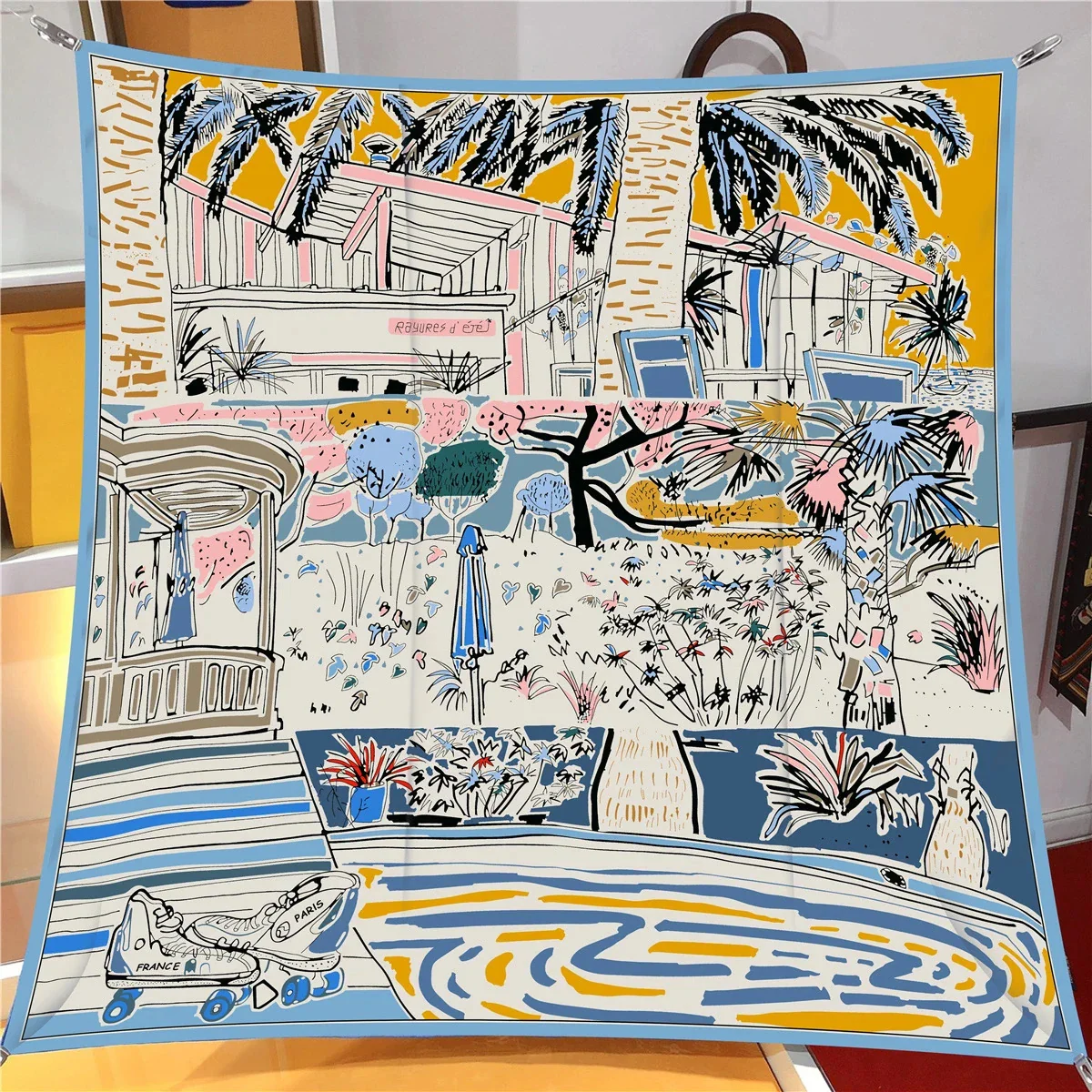 Sciarpa Prestige 100% seta | La Parisienne - immagine 2