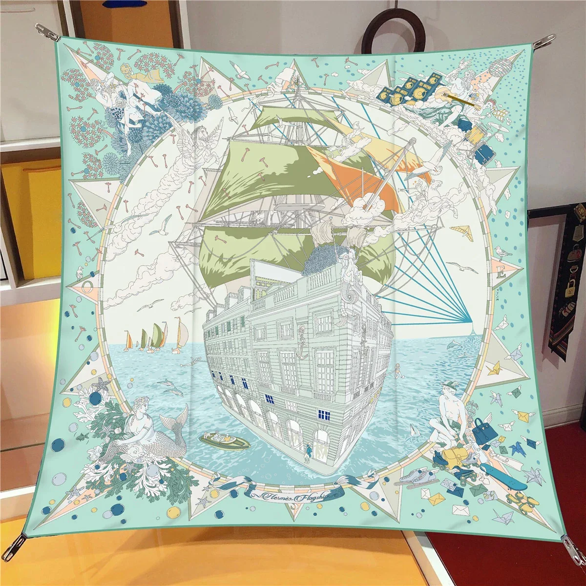 Sciarpa Prestige 100% seta | La Parisienne - immagine 2