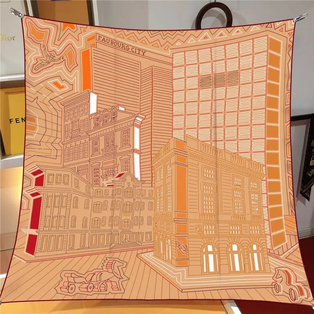 Sciarpa Prestige 100% seta | La Parisienne - immagine 3