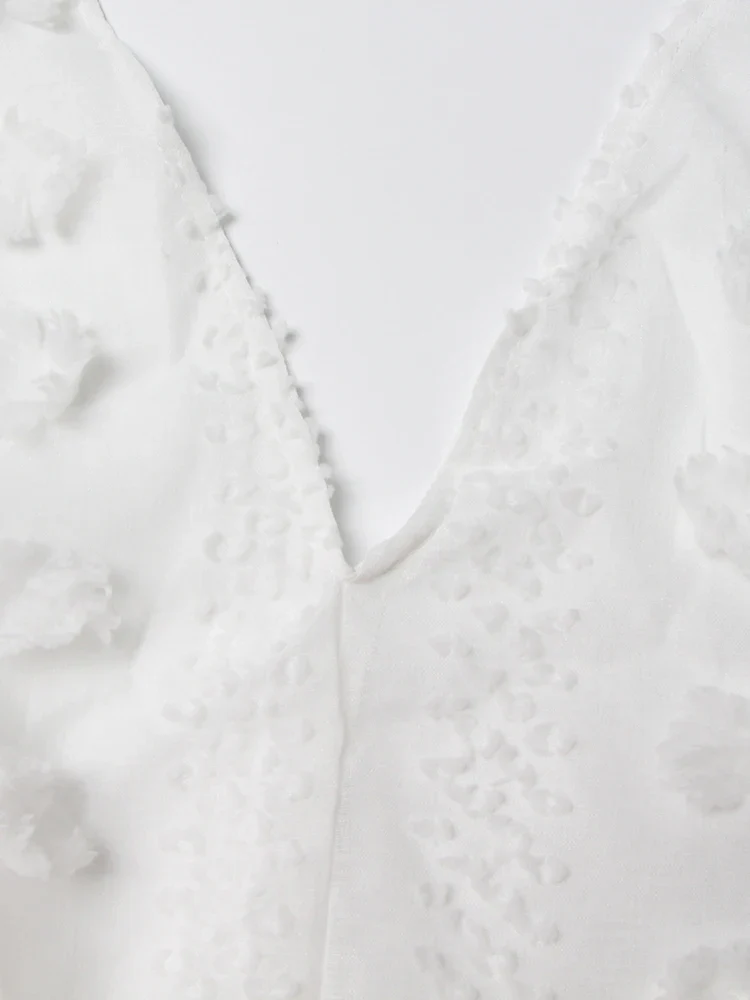 Elegante abito lungo con ricamo | La Parisienne - immagine 6