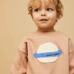 Felpa color nocciola Saturno