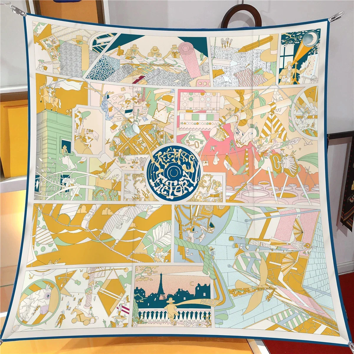 Sciarpa Prestige 100% seta | La Parisienne - immagine 3