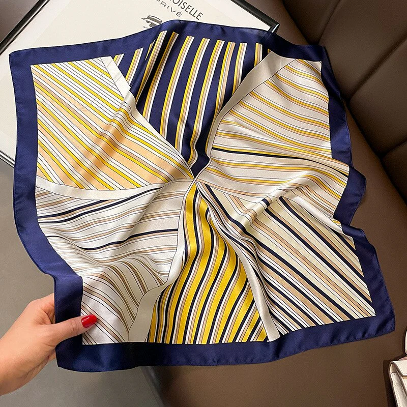 Donna 100% seta Quadrato chic e moderno La Parisienne - immagine 4