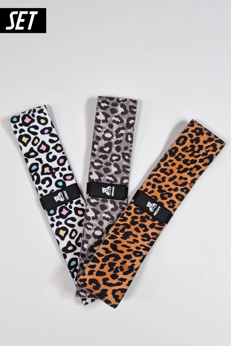 SET ELASTICI GLUTE TRAINING ANIMALIER