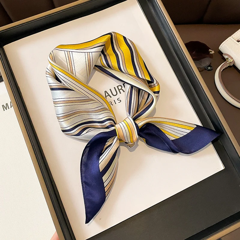 Donna 100% seta Quadrato chic e moderno La Parisienne