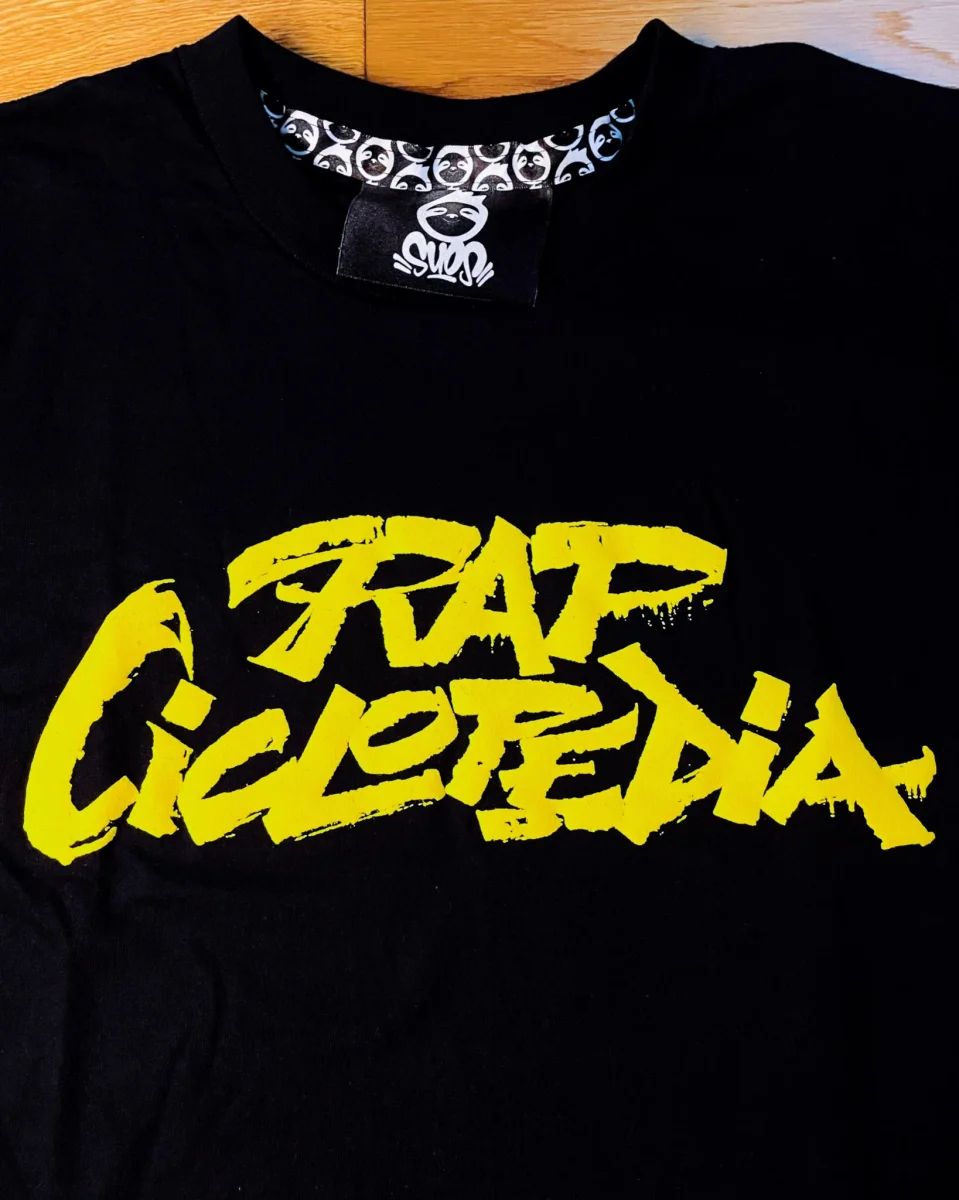 SUOS X TORMENTO RAP CICLOPEDIA T SHIRT NERA - immagine 3